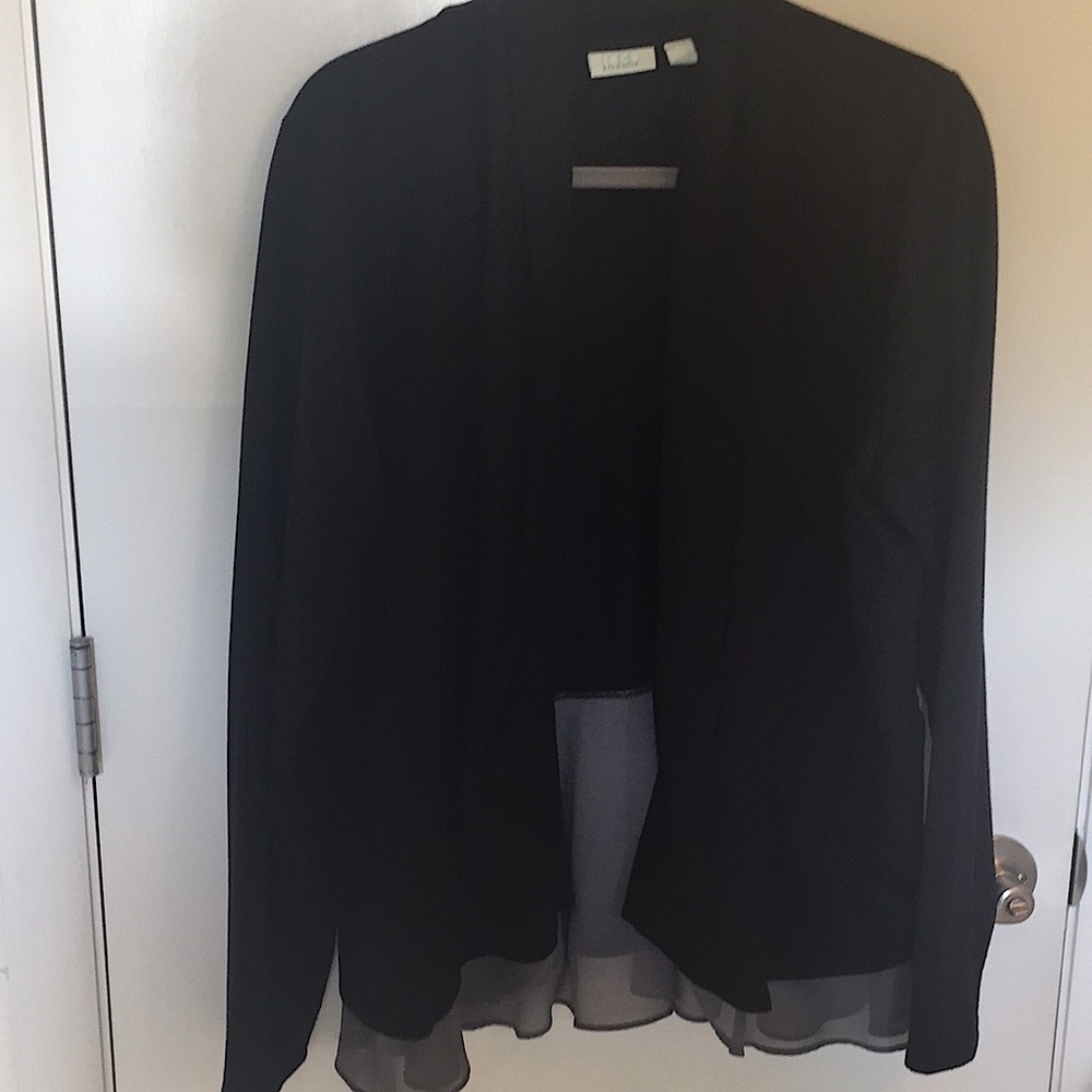 Logo lounge black lightweight jacket
